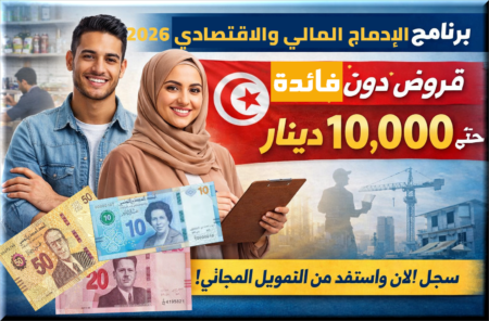 التسجيل في قرض 10 آلاف دينار وزارة التشغيل تونس