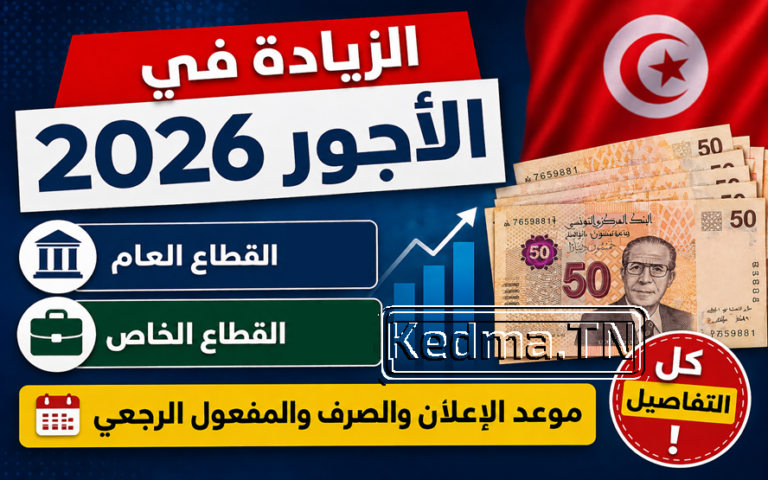 زيادة الأجور في تونس 2026