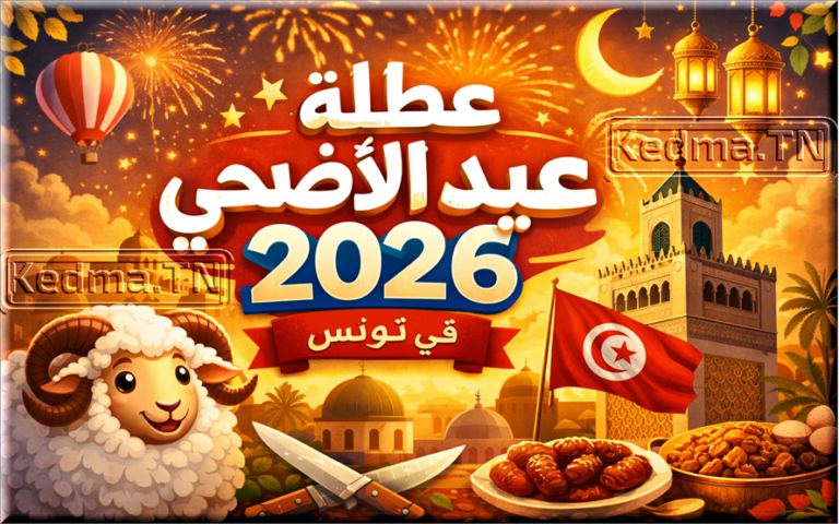 عطلة عيد الأضحى 2026 في تونس