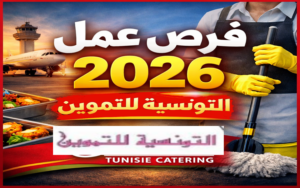 مناظرة التونسية للتموين Tunisie Catering لانتداب أعوان موسميين في اختصاصات متعددة مناظرة الشركة التونسية للتموين Tunisie Catering Concours Tunisie