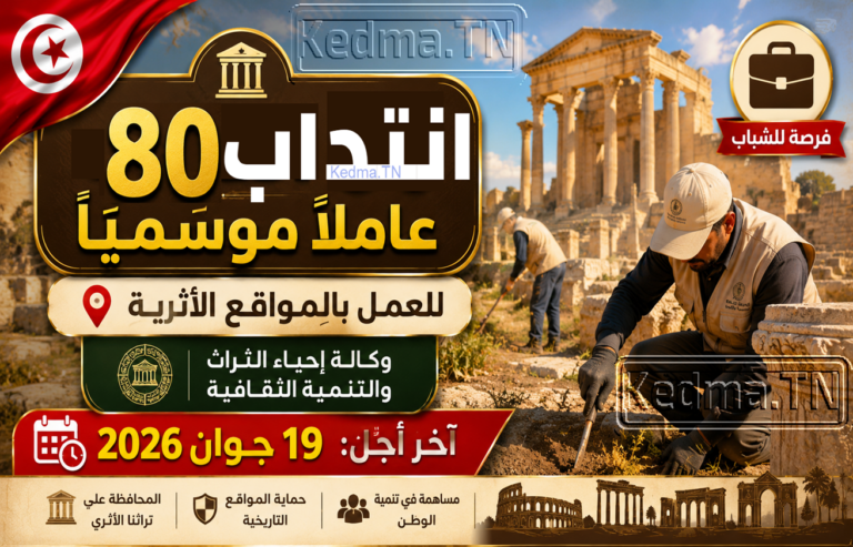 انتداب 80 عاملاً موسمياً بوكالة إحياء التراث والتنمية الثقافية للعمل بالمواقع الأثرية