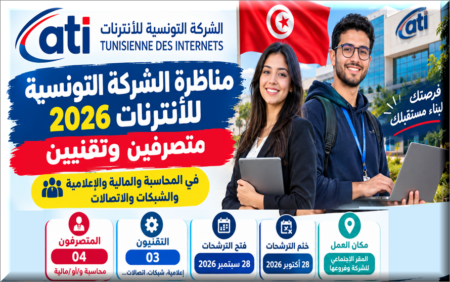 Concours ATI مناظرة الشركة التونسية للأنترنات 2026