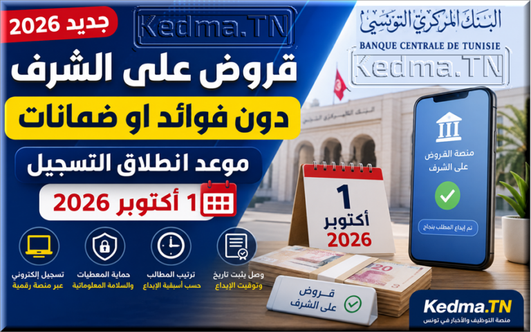 قروض على الشرف في تونس : موعد التسجيل والشروط الكاملة قروض على الشرف تونس 2026